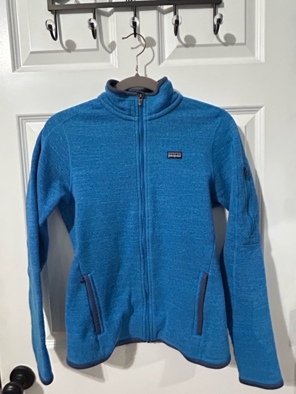 Patagonia Blue Full-Zip Women's Sweater Jacket